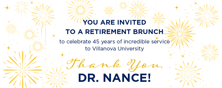 Dr. Terry Nance Retirement Celebration and Brunch